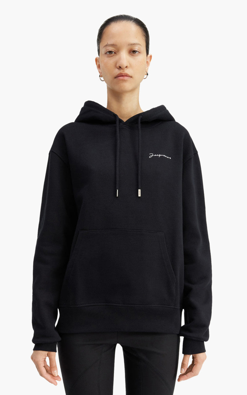 Jacquemus Le Sweatshirt Brode Black