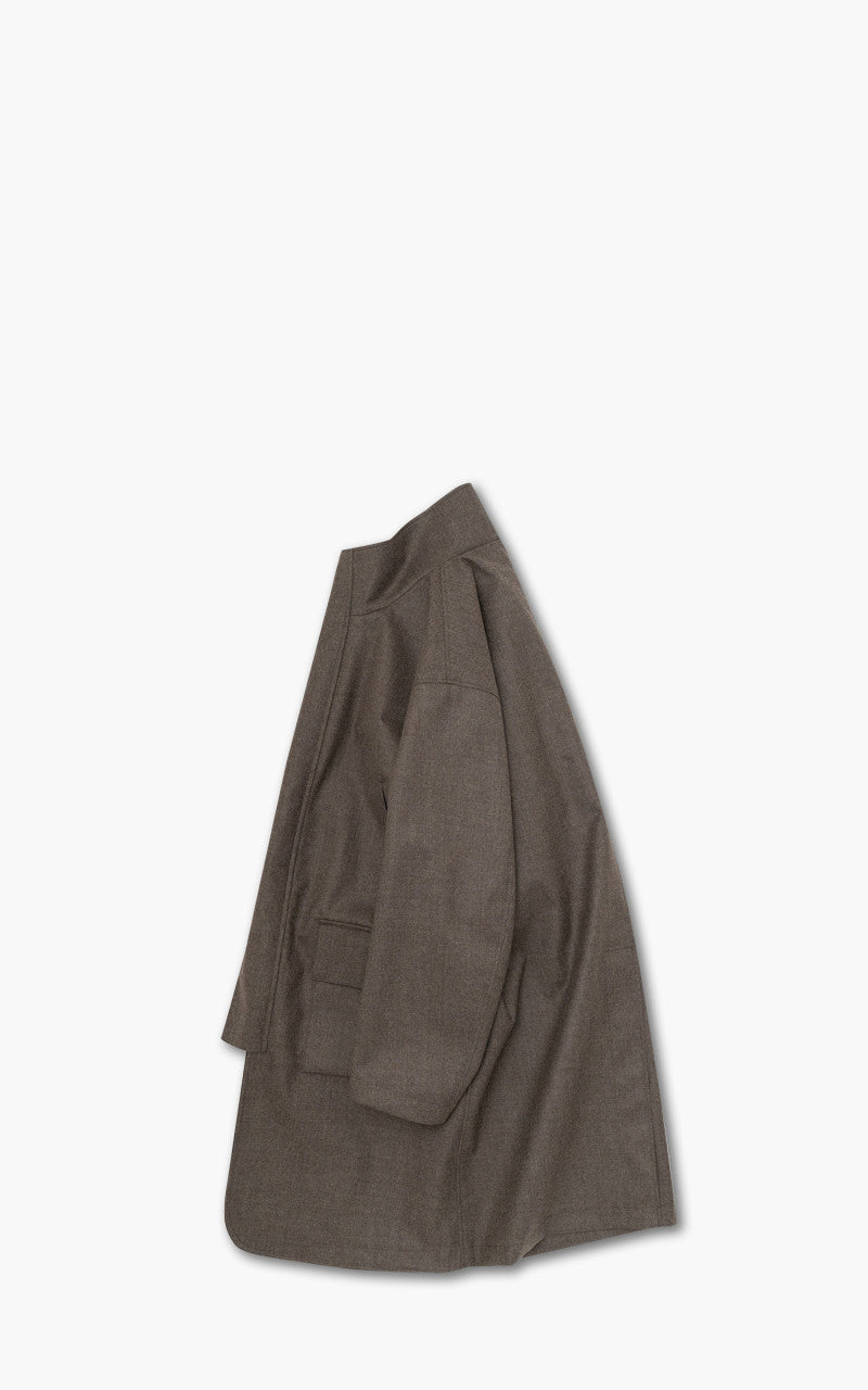 Still By Hand 3-Layer Stand Collar Coat Mocha