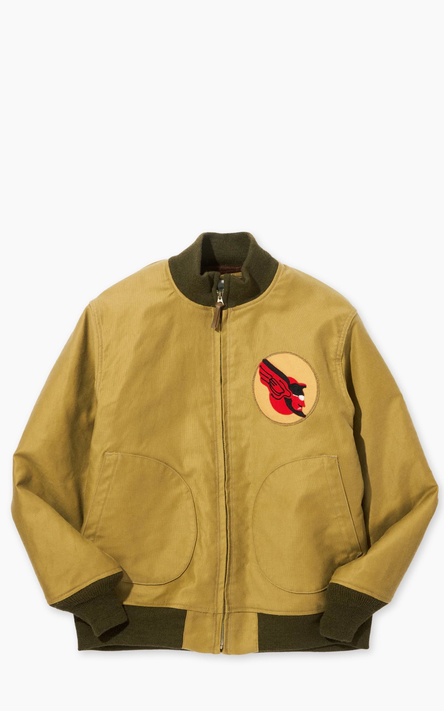 Pherrow's 25W-P1168DJD Deck Jacket Faded Khaki