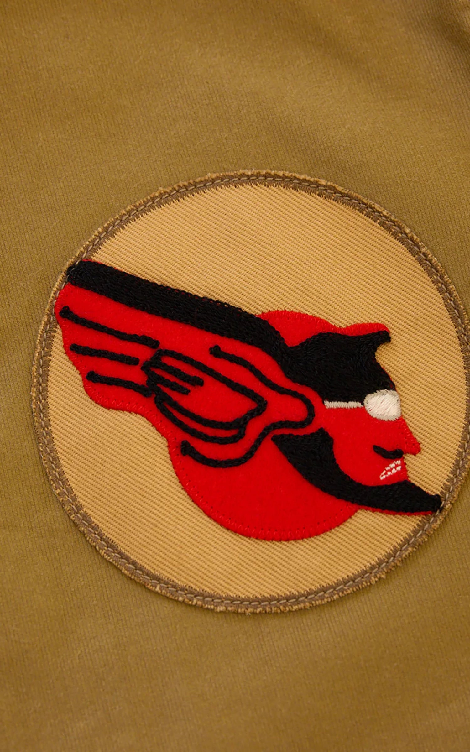 Pherrow's 25W-P1168DJD Deck Jacket Alpaca Faded Khaki