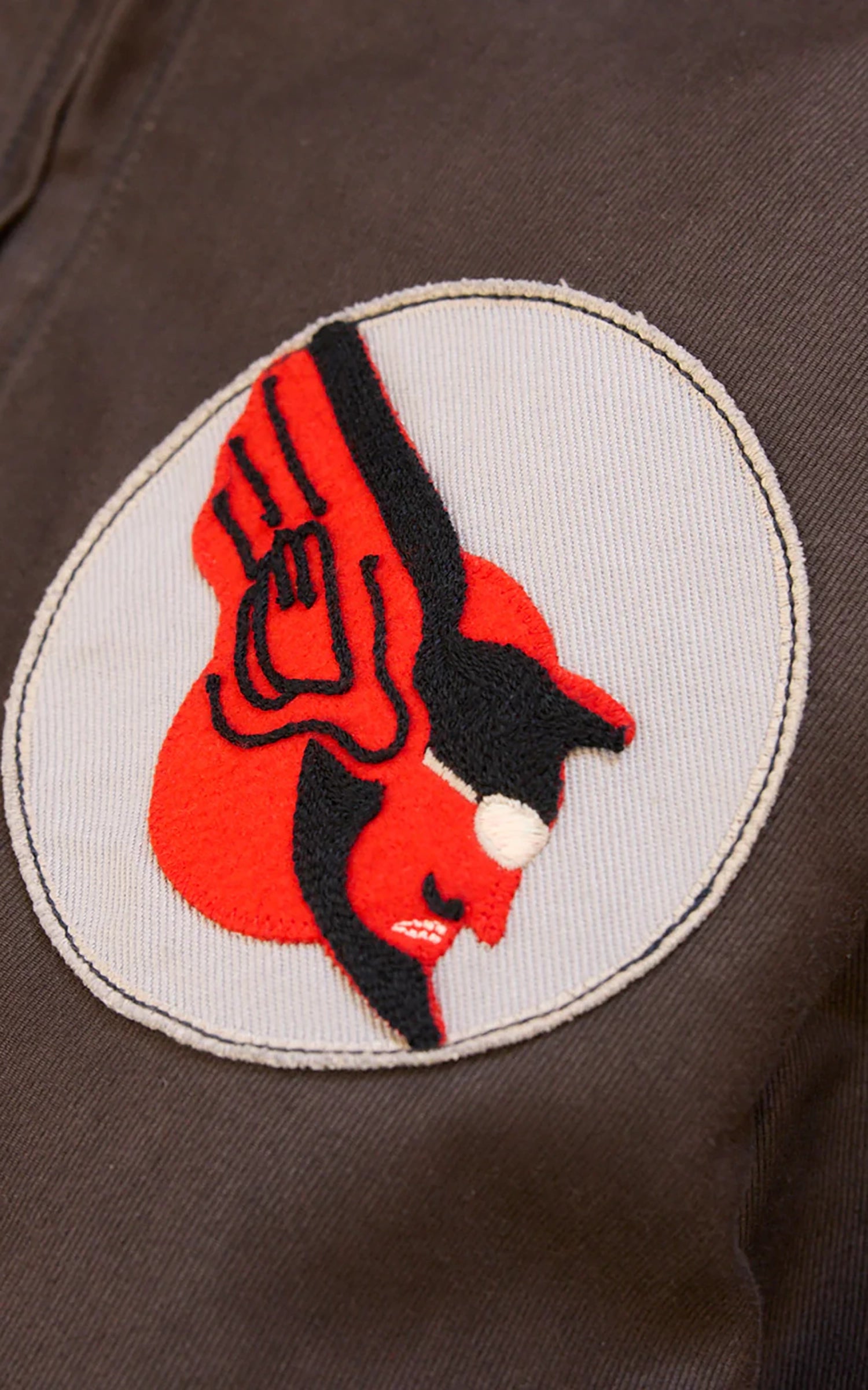 Pherrow's 25W-P1168DJD Deck Jacket Alpaca Faded Navy