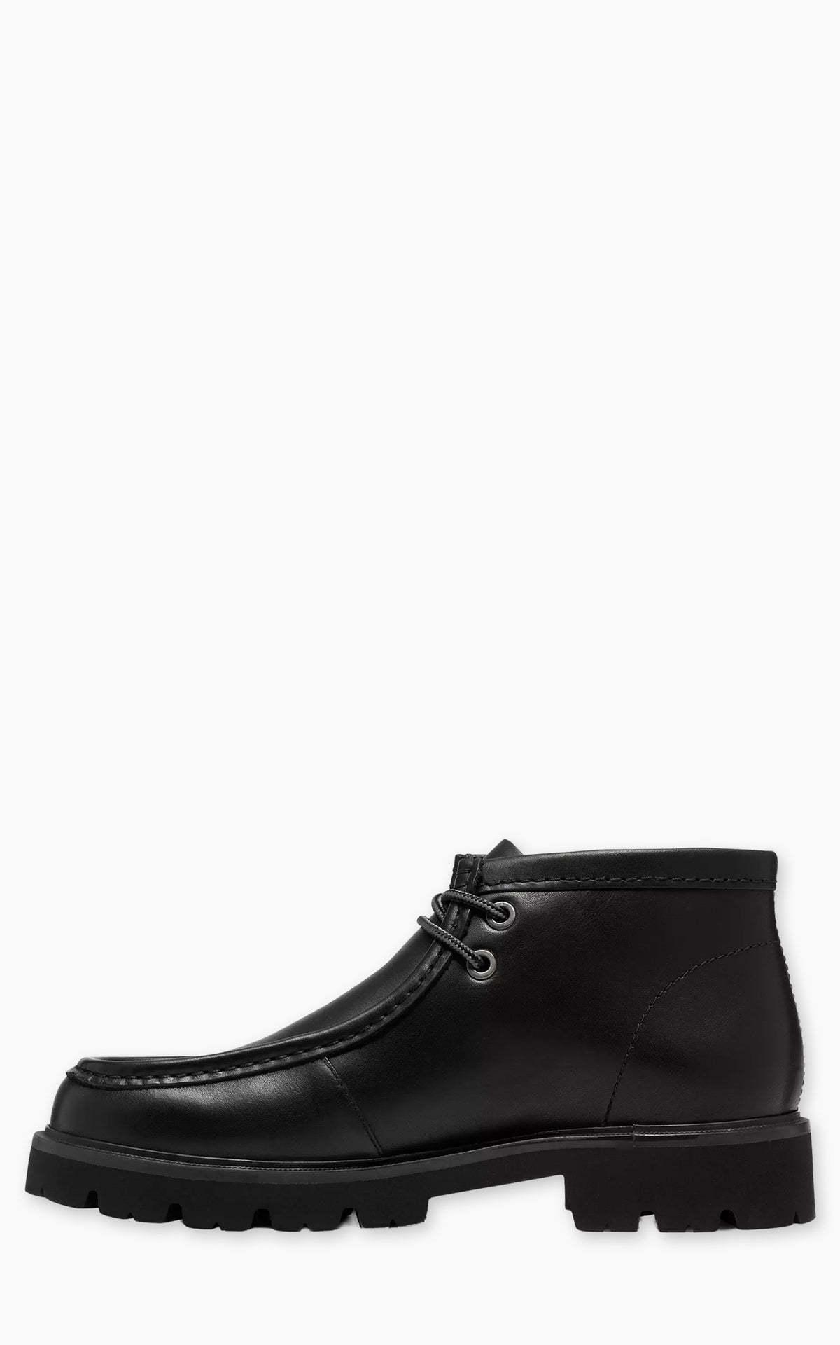 Clarks Cleyhill Top Black Leather
