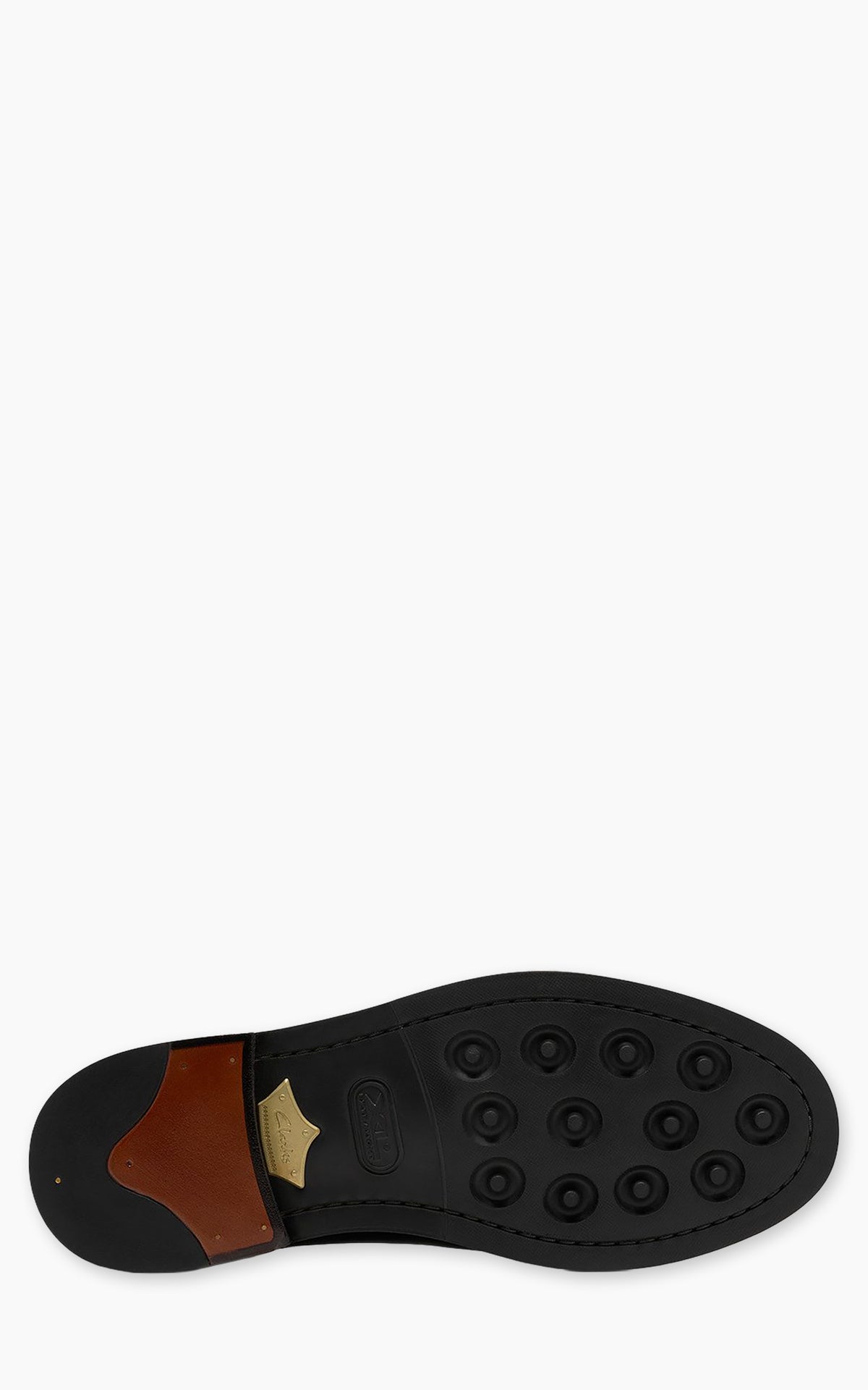 Clarks Craft James PM Black Leather