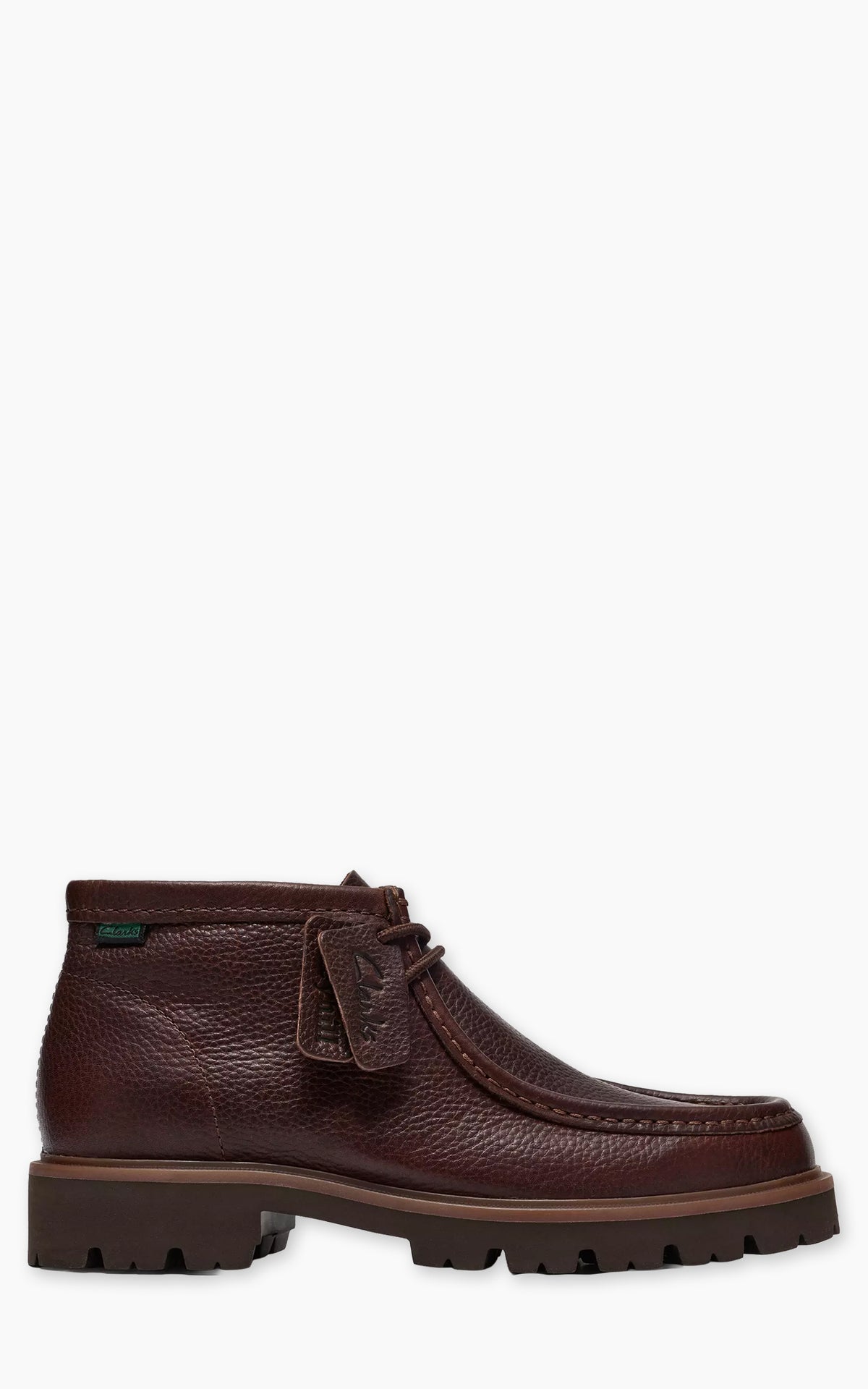 Clarks Cleyhill Top Dark Brown Leather