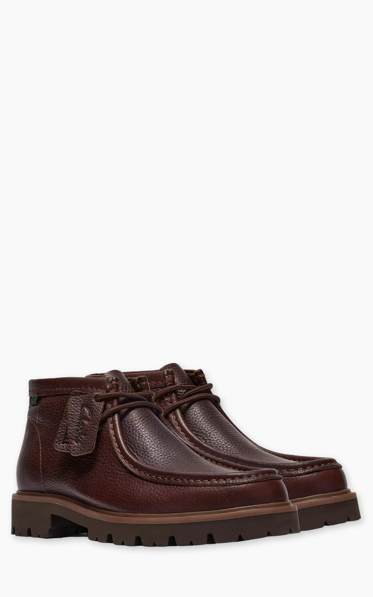 Clarks Cleyhill Top Dark Brown Leather