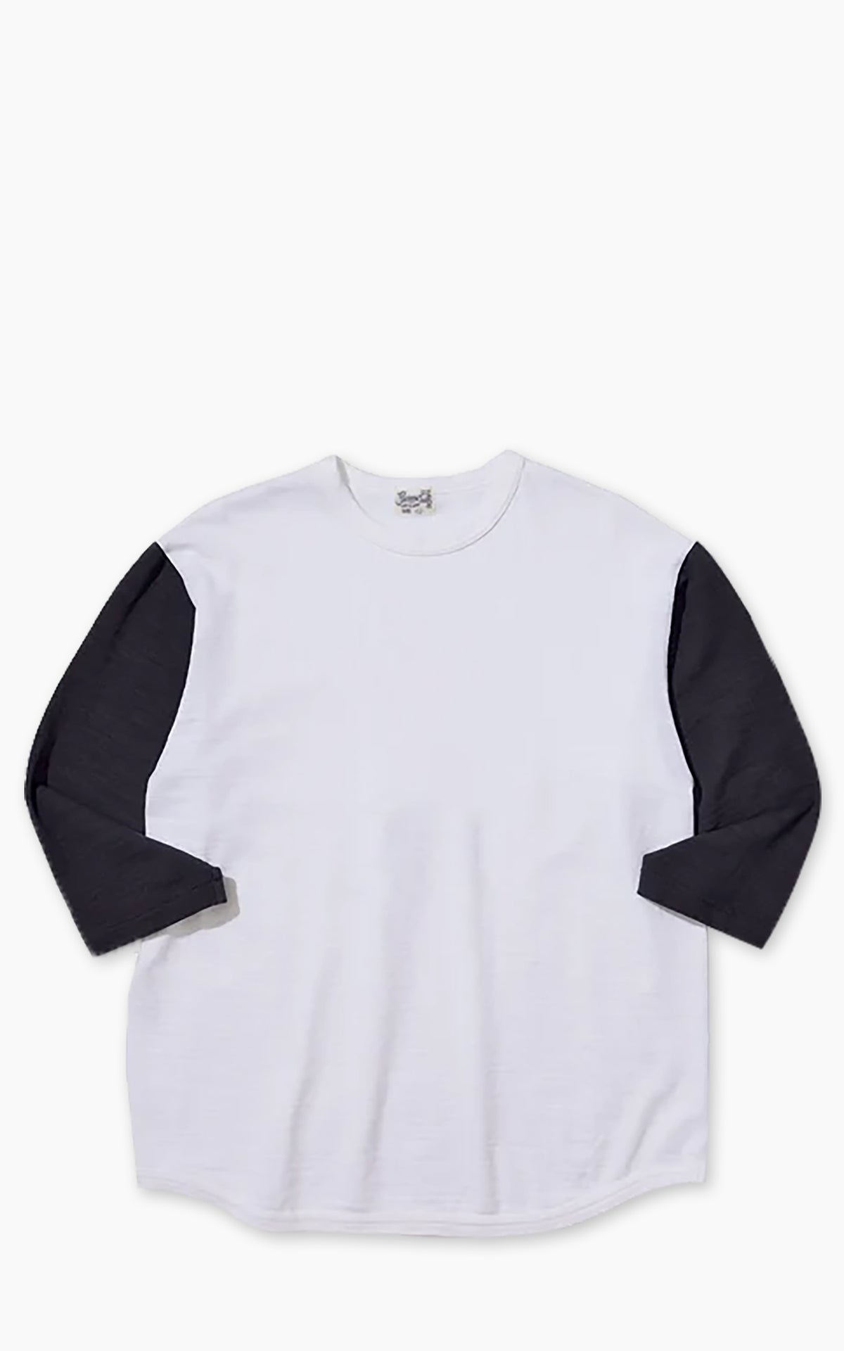 Pherrow's 26W-PBT-TT Five-Quarter Sleeve T-Shirt White/Black