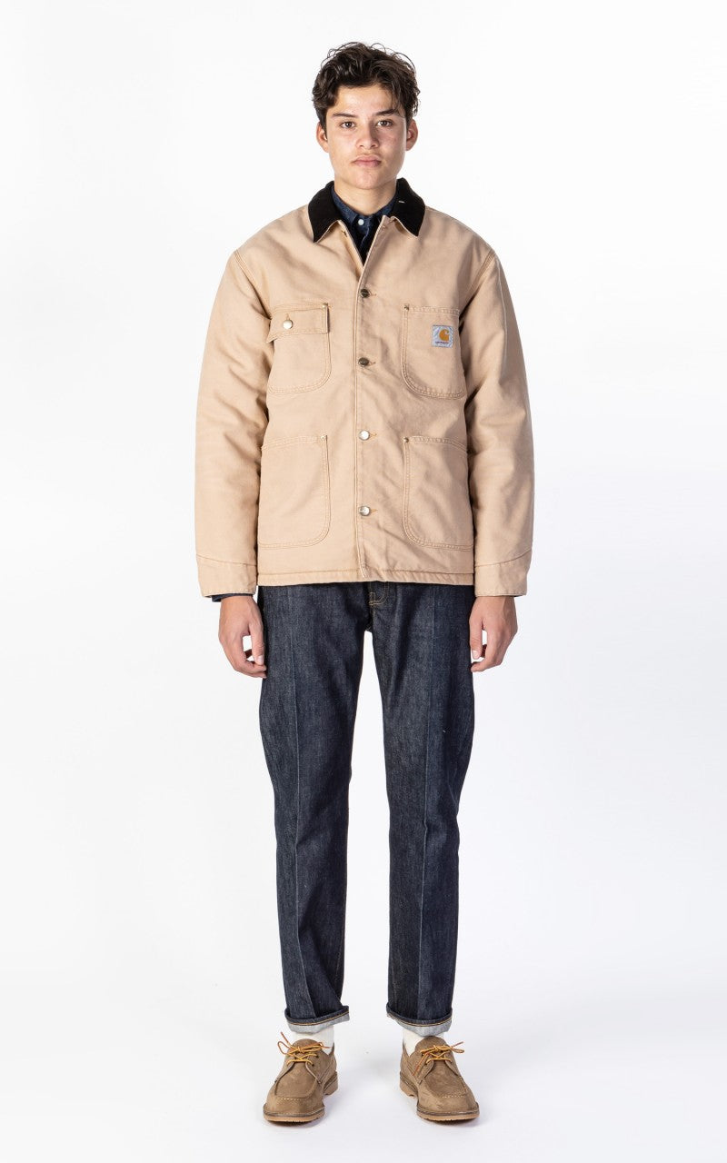 Carhartt WIP OG Chore Coat Aged Canvas Dusty H Brown