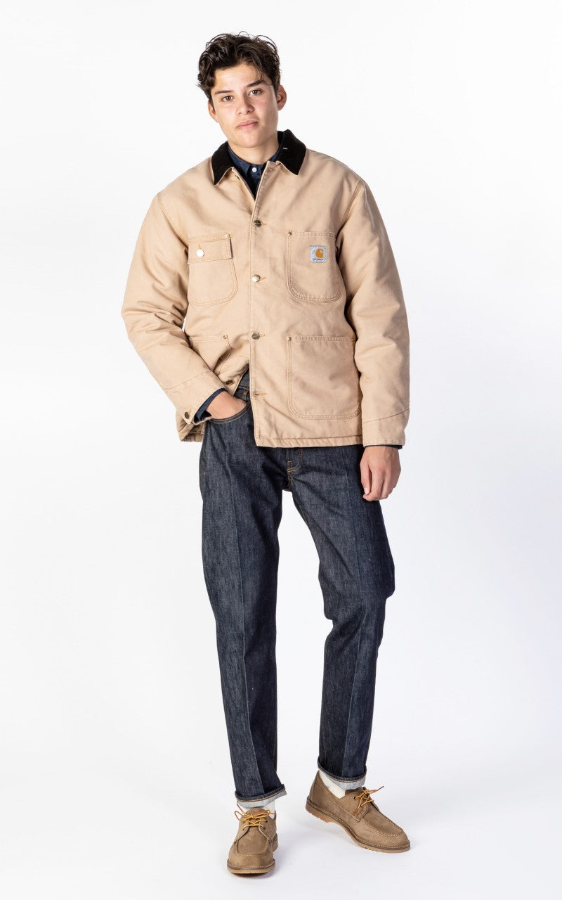 Carhartt WIP OG Chore Coat Aged Canvas Dusty H Brown