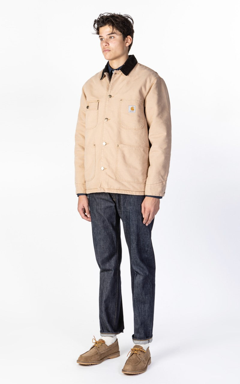 Carhartt WIP OG Chore Coat Aged Canvas Dusty H Brown