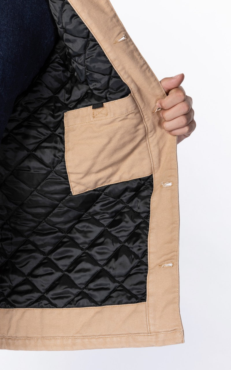 Carhartt WIP OG Chore Coat Aged Canvas Dusty H Brown