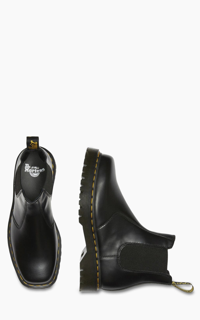 Dr. Martens 2976 Bex Squared Toe Leather Chelsea Boots Black
