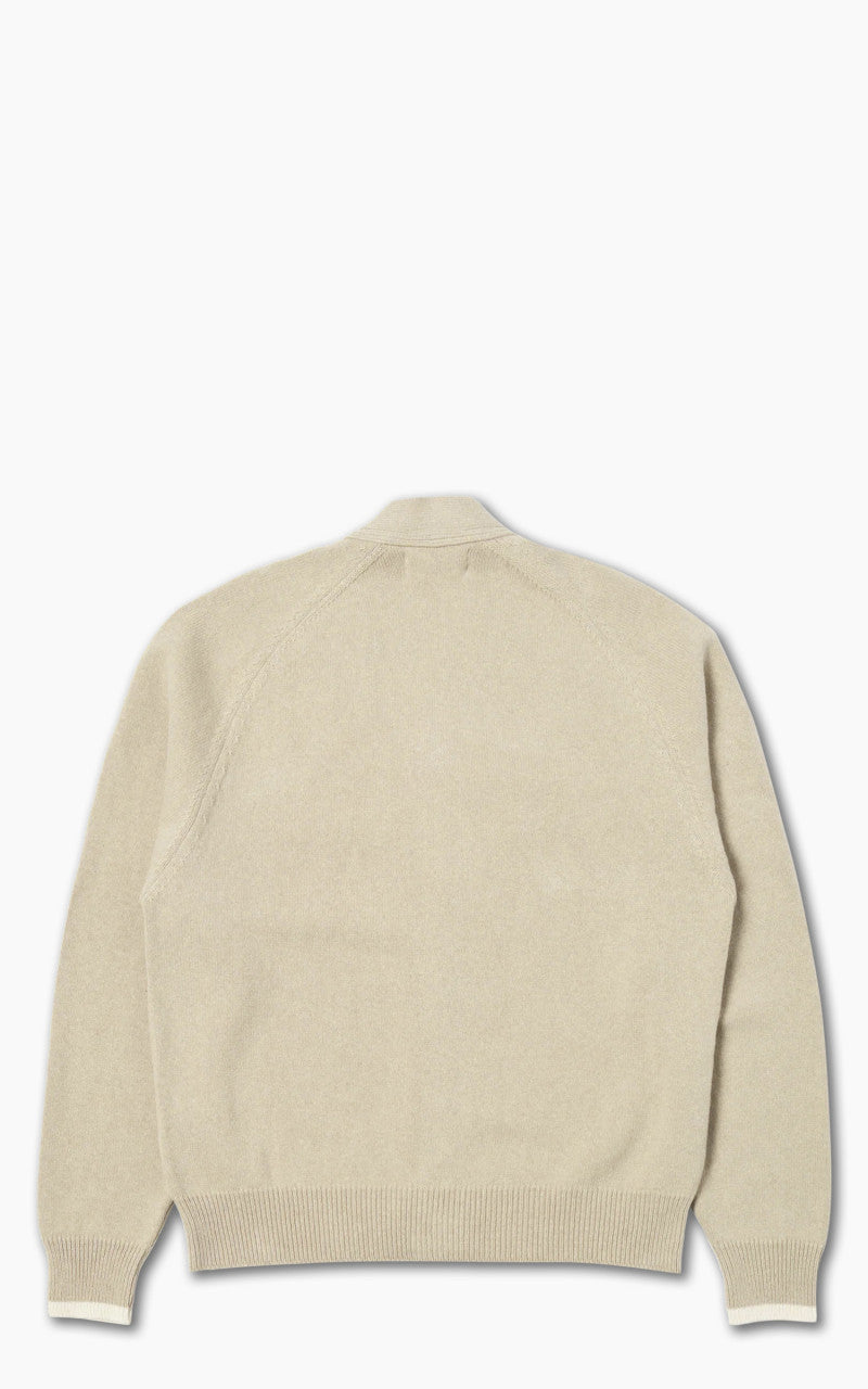 Universal Works David Cardigan Eco Cotton Dark Sand