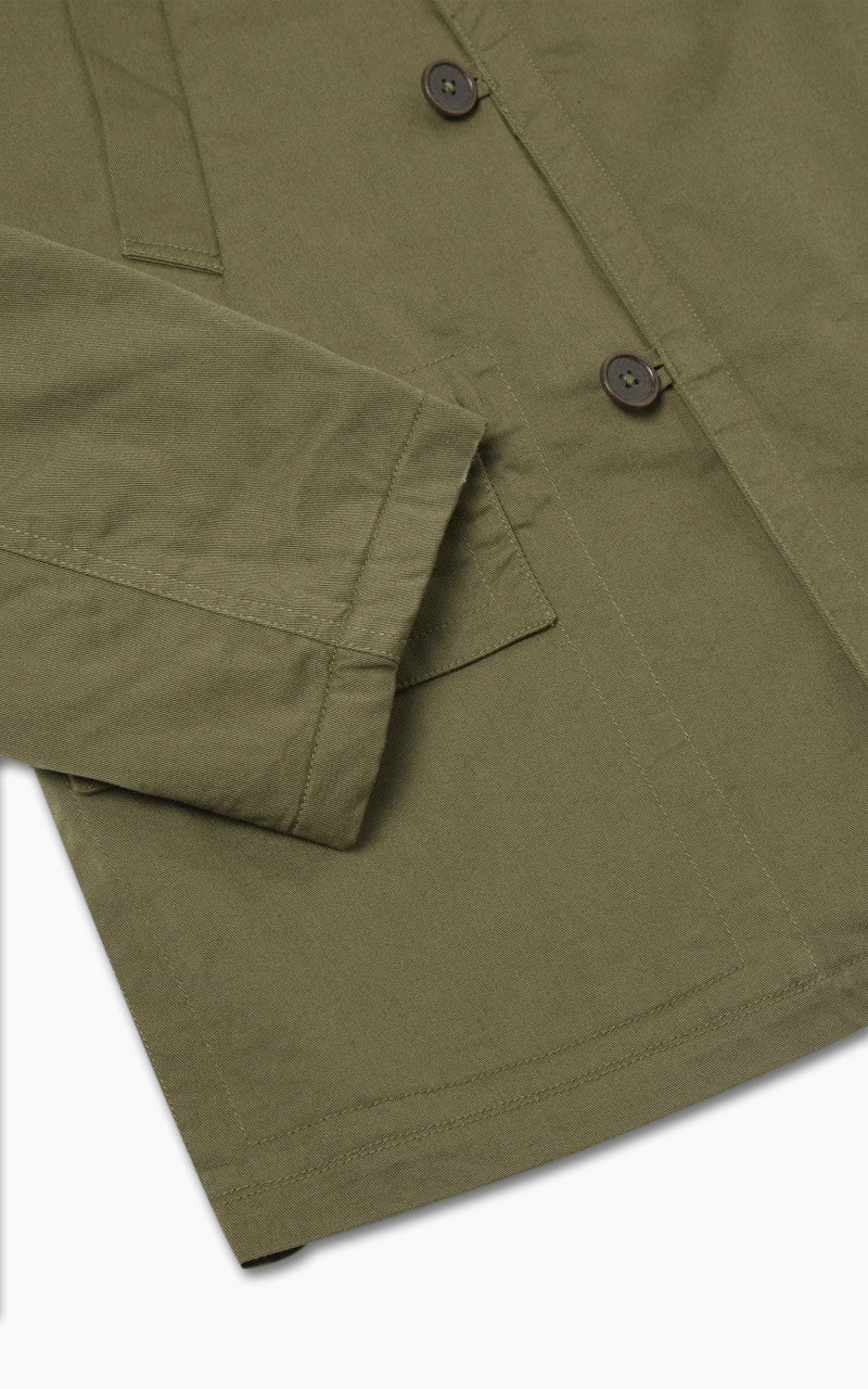 Universal Works Reversible Mackinaw Jacket Light Olive