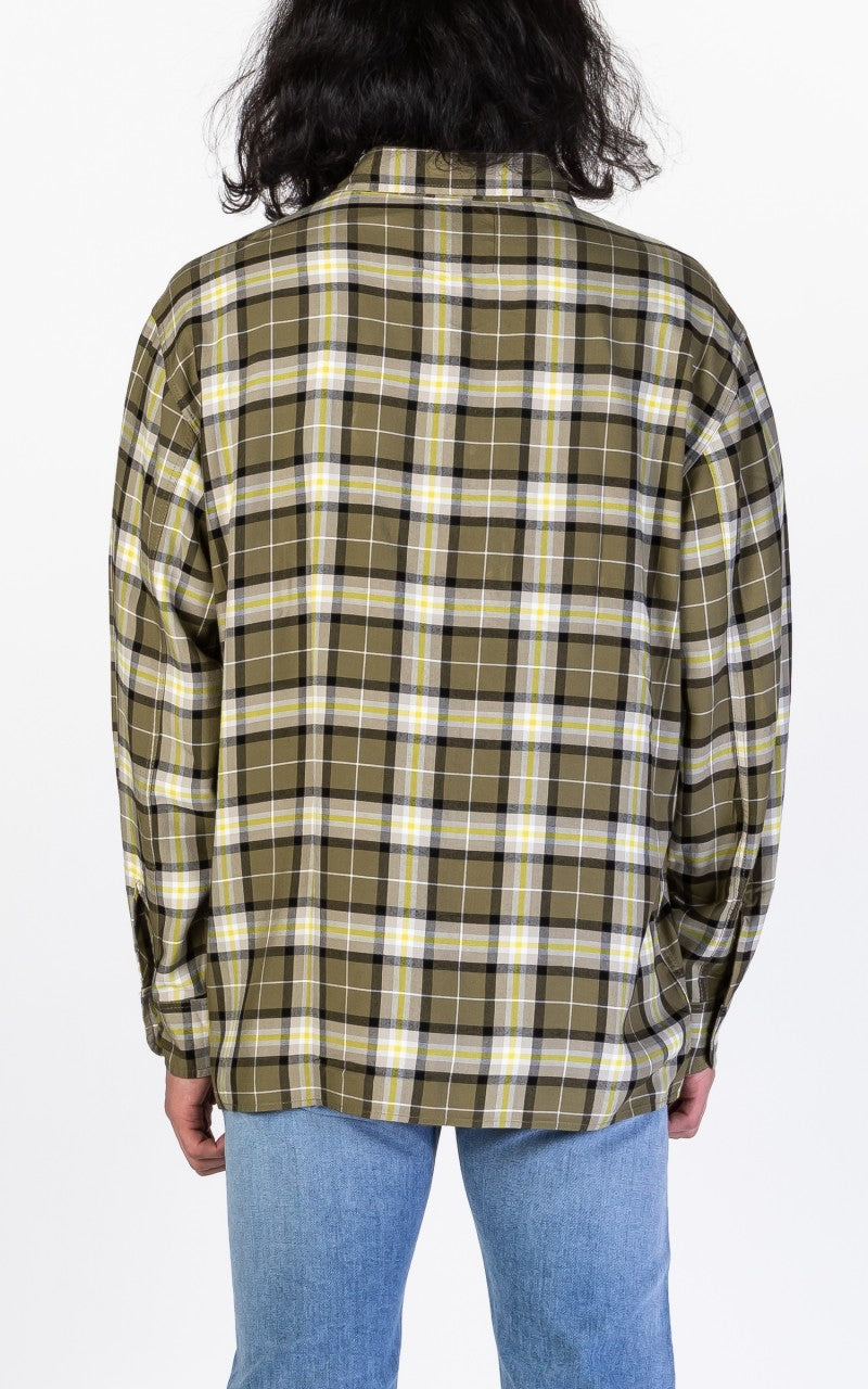 Edwin Big Shirt Viscose Twill Martini Olive