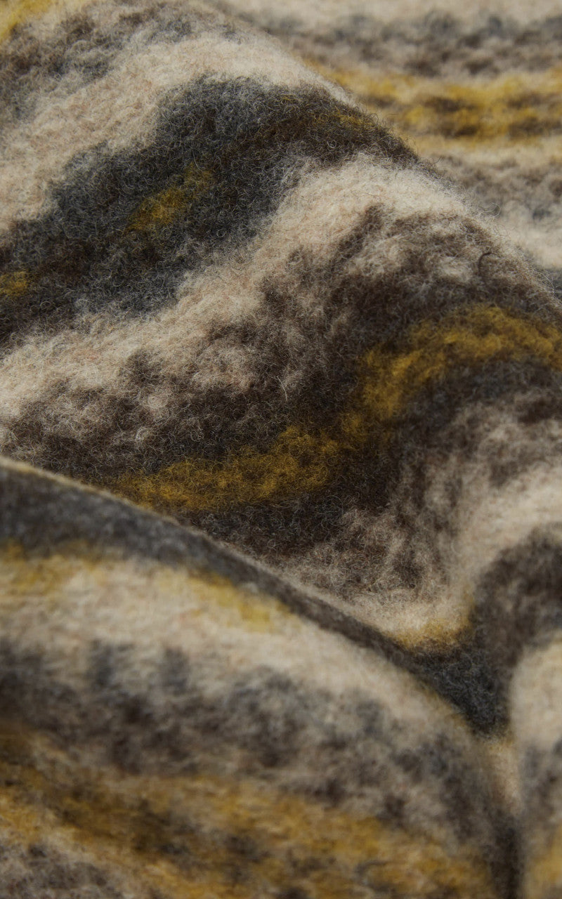 Universal Works New York Cardigan Wool Mix Fairisle