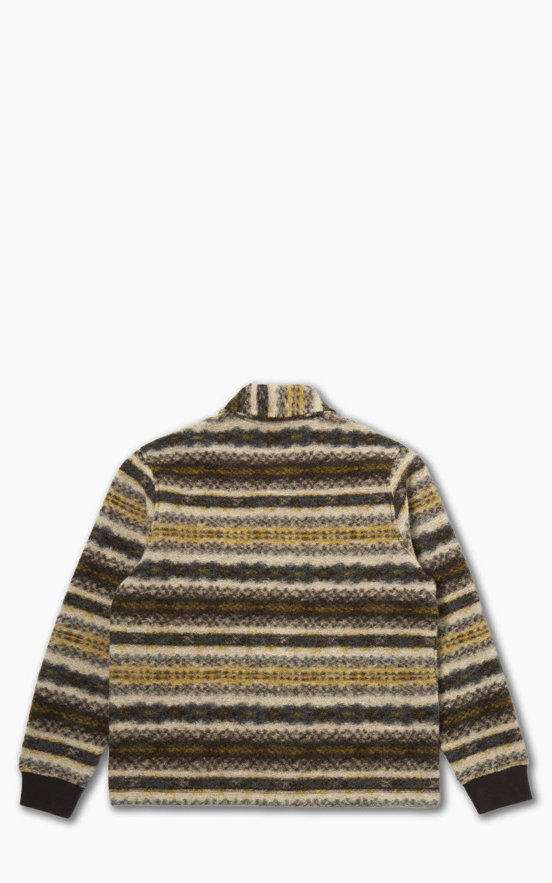 Universal Works New York Cardigan Wool Mix Fairisle