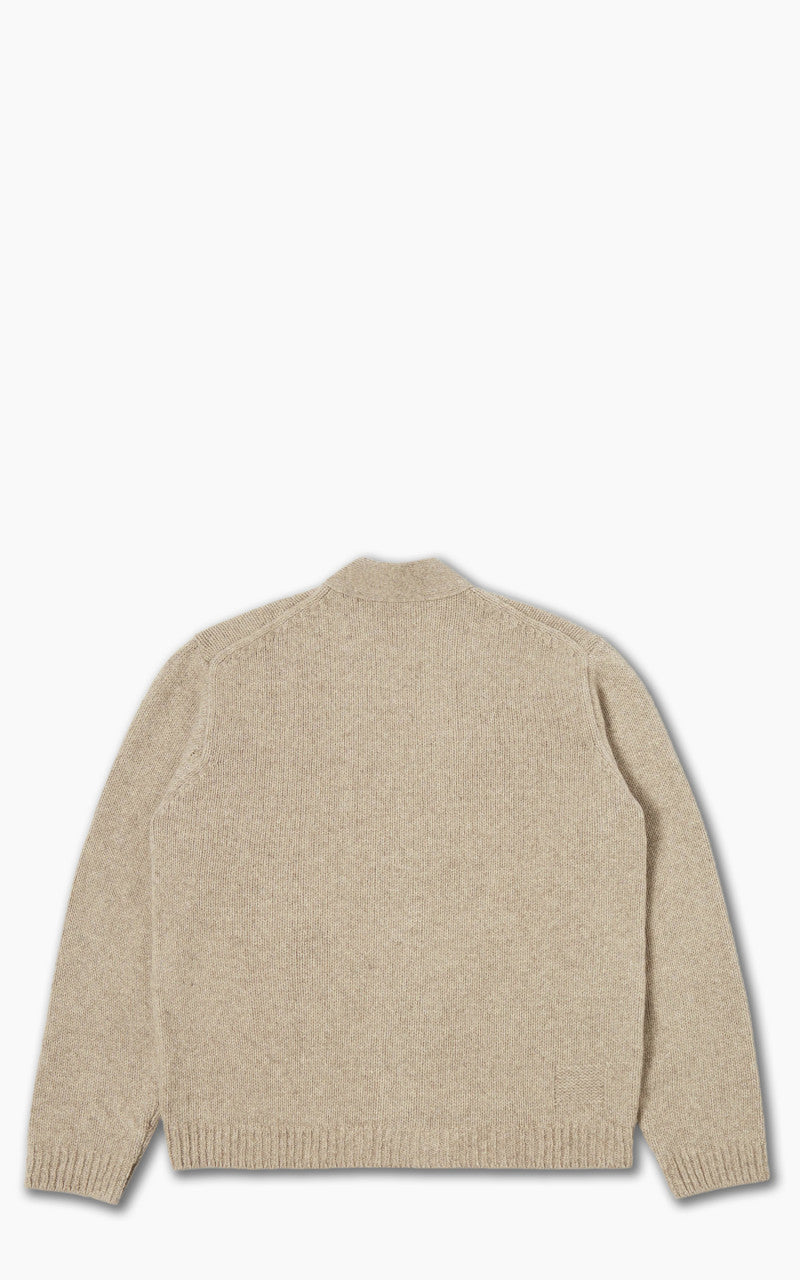 Universal Works Langdale Cardigan Eco Wool Oatmeal