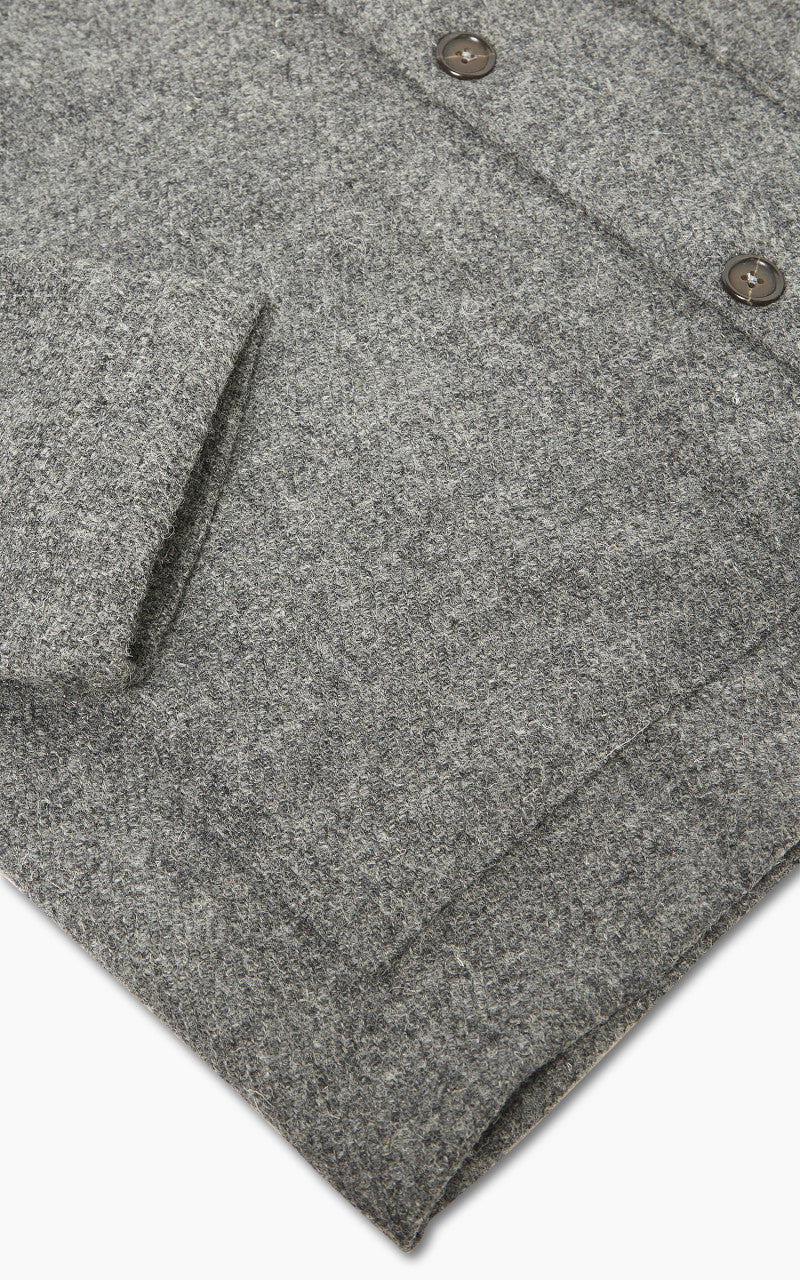 Universal Works Easy Over Jacket Harris Tweed Grey