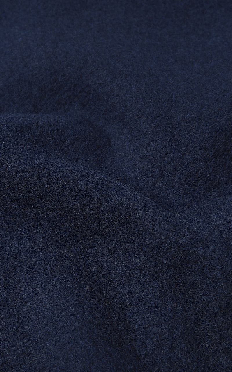 Universal Works Zip Bomber Wool Fleece Indigo