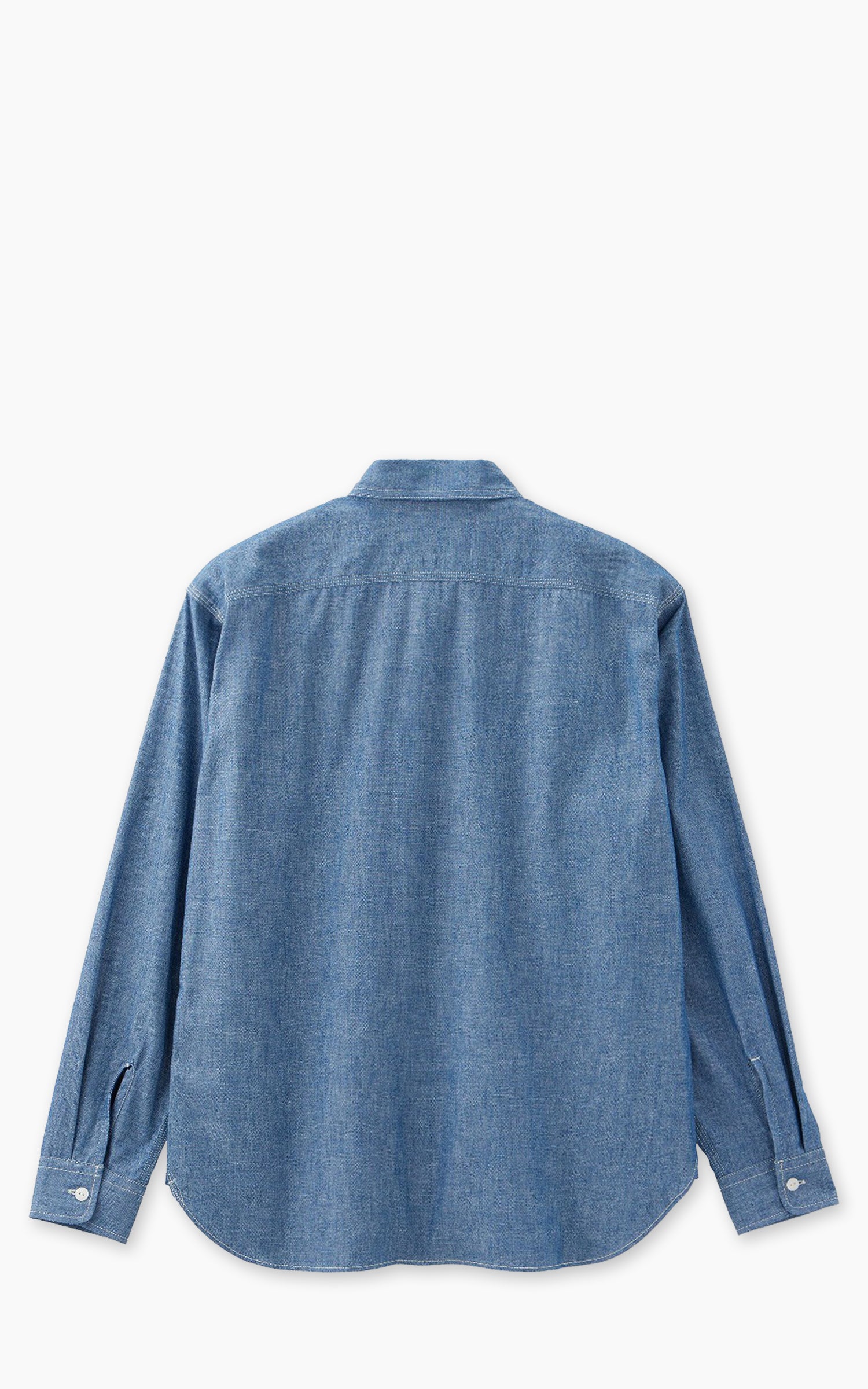 MOMOTARO JEANS MMLS1001 Triple Stitch L/S Chambray Shirt Indigo