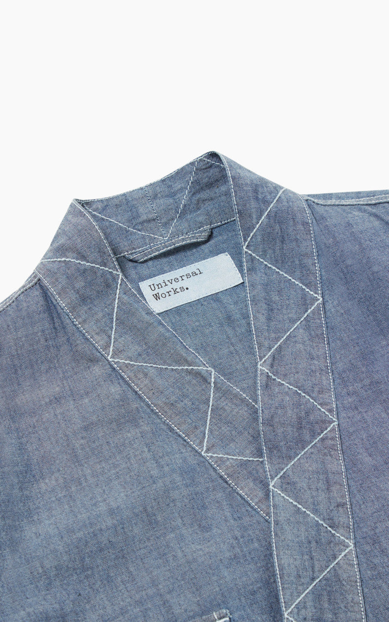 Universal Works Work Jacket Osaka Chambray Indigo