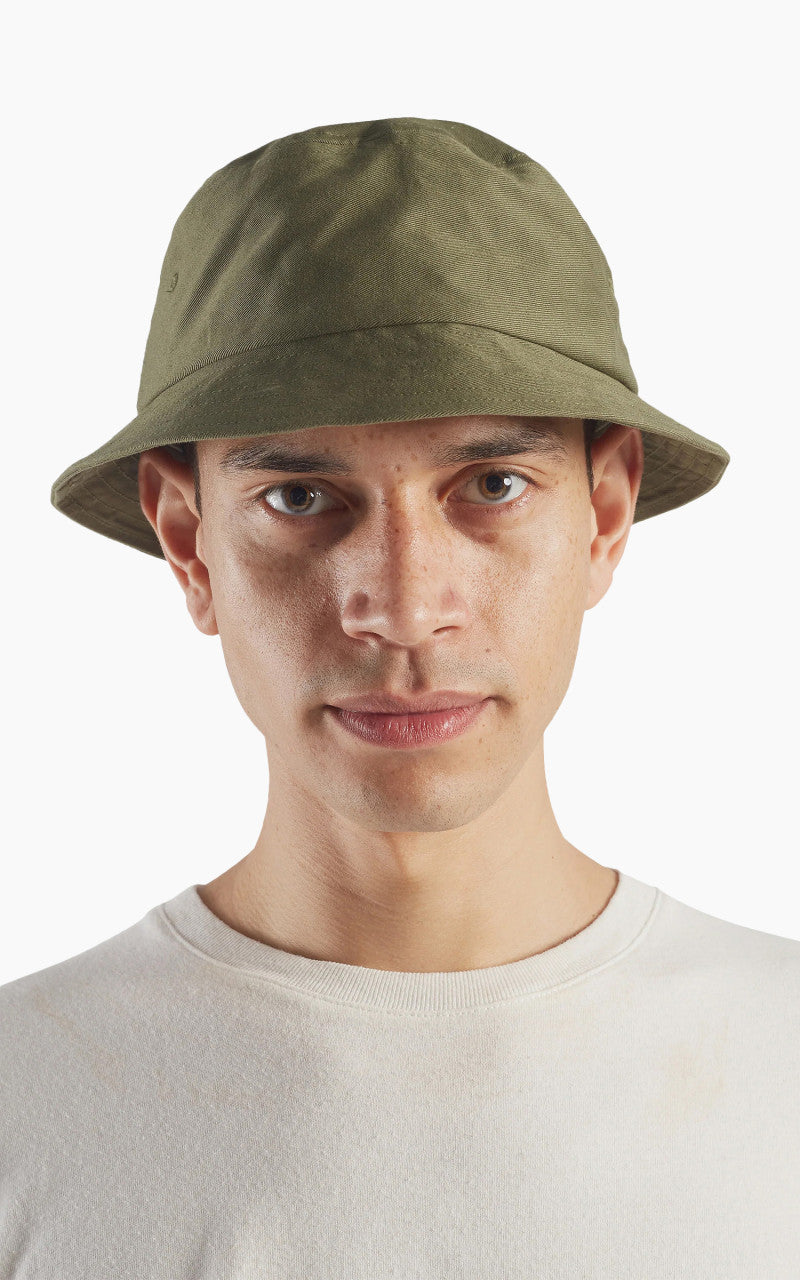 Universal Works Beach Hat Twill Light Olive