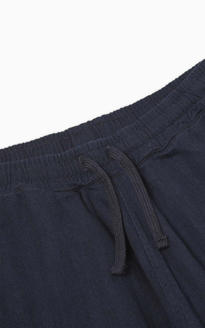 Universal Works Lumber Short Herringbone Denim Indigo
