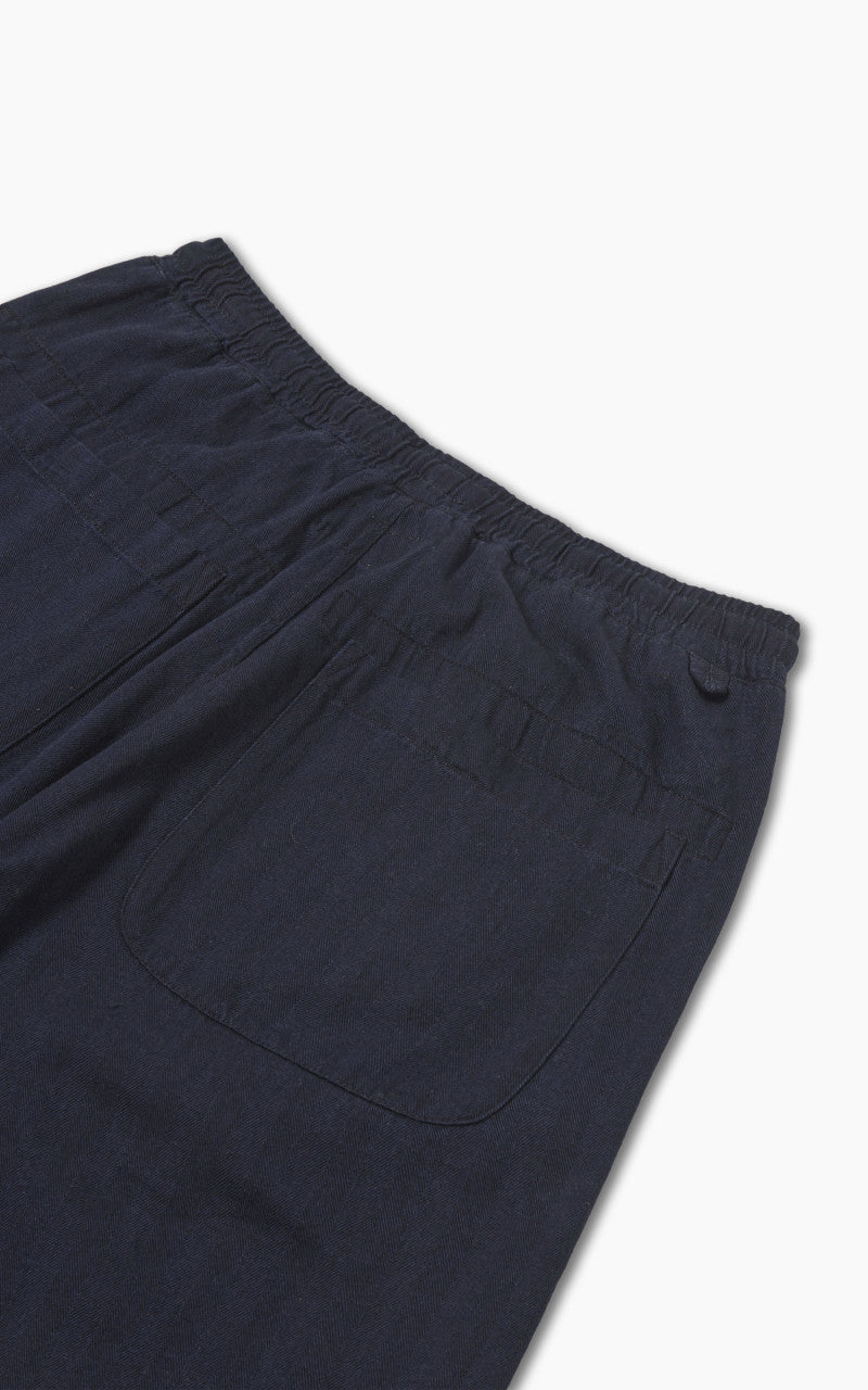 Universal Works Lumber Short Herringbone Denim Indigo