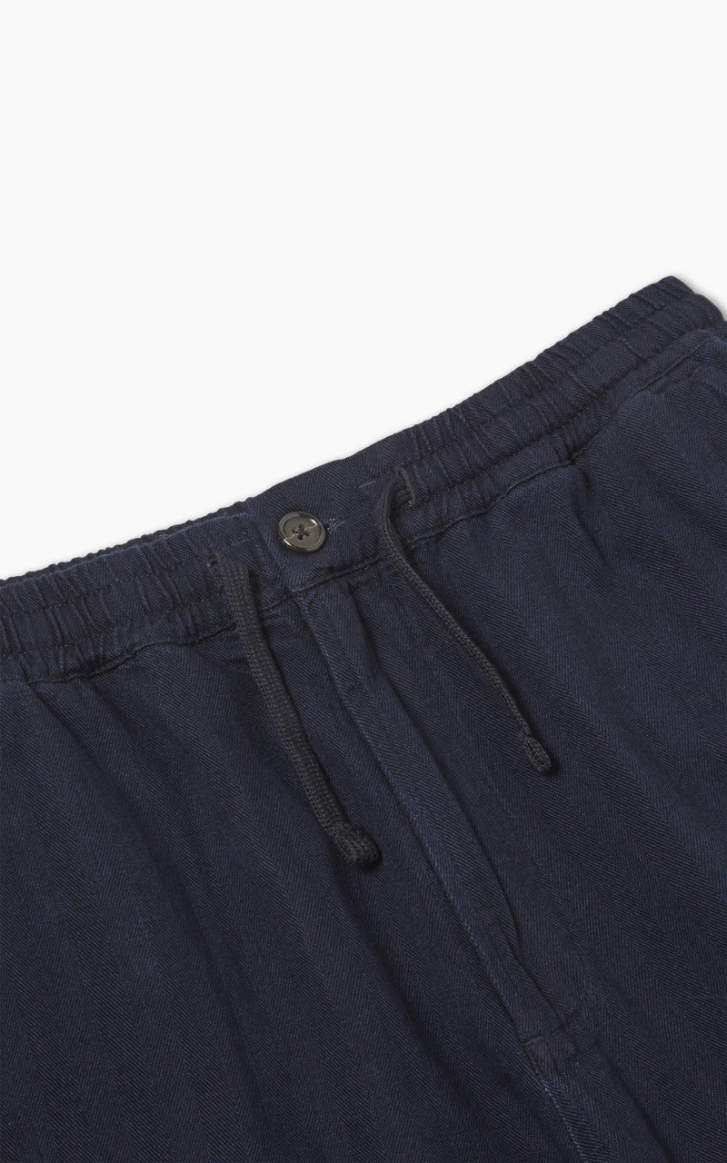Universal Works HI Water Trouser Herringbone Denim Indigo