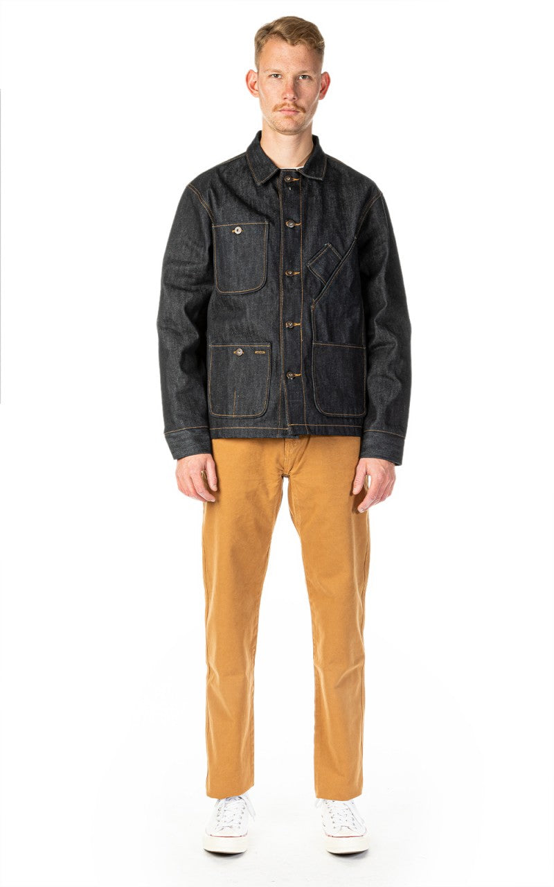 Tellason Coverall Jacket Selvedge Denim Indigo 16.5oz