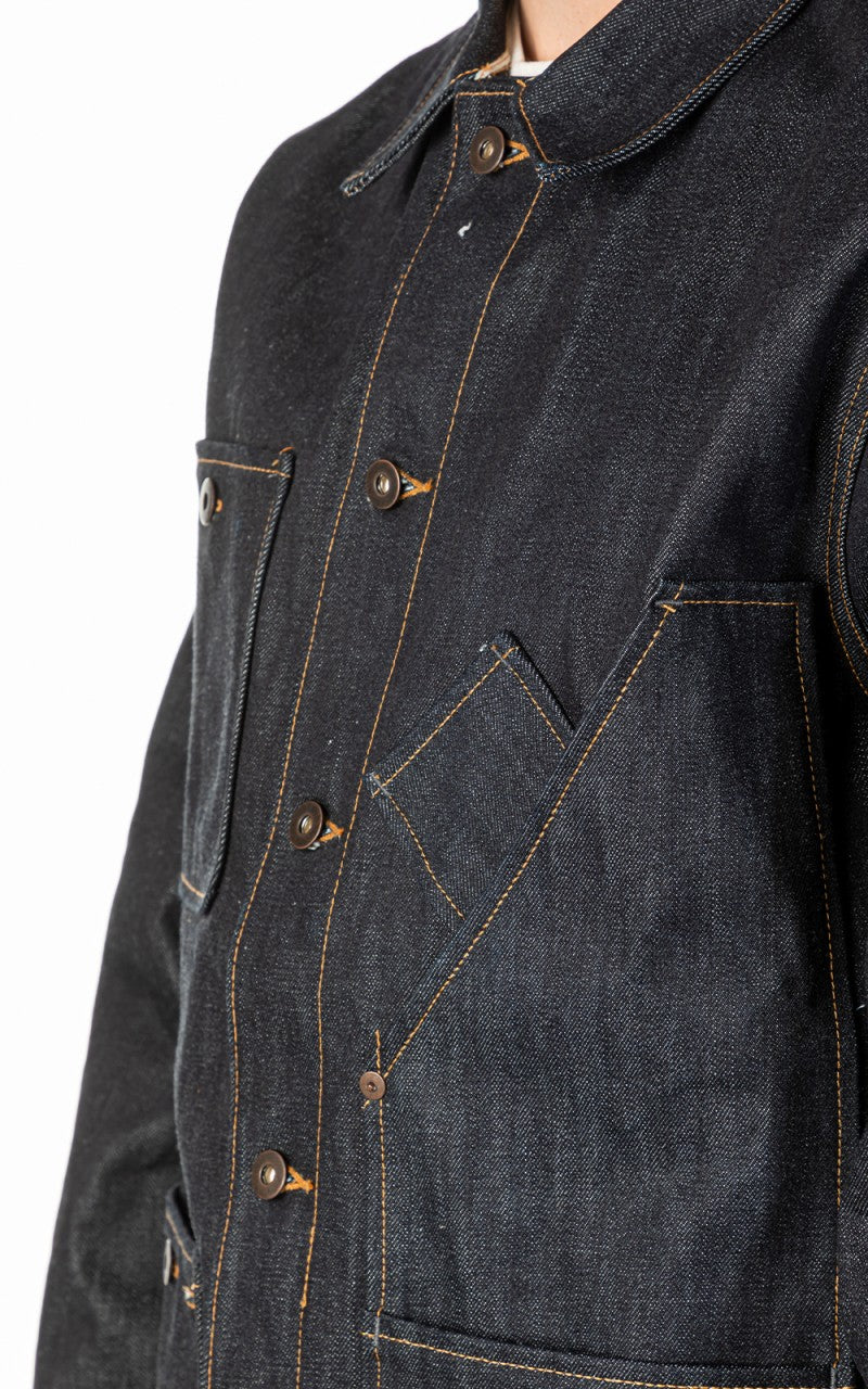 Tellason Coverall Jacket Selvedge Denim Indigo 16.5oz