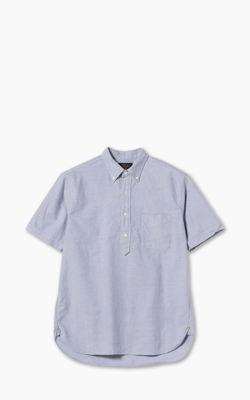 Beams Plus Oxford Pullover Button Down Shirt Sax