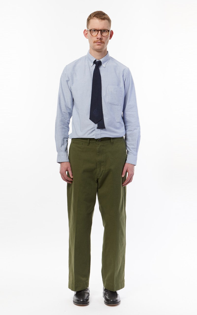 Beams Plus B.D. Oxford Shirt Blue