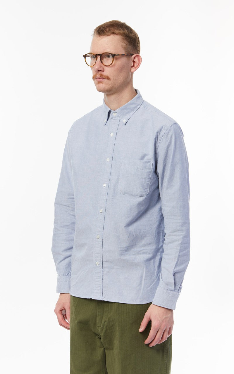 Beams Plus B.D. Oxford Shirt Blue