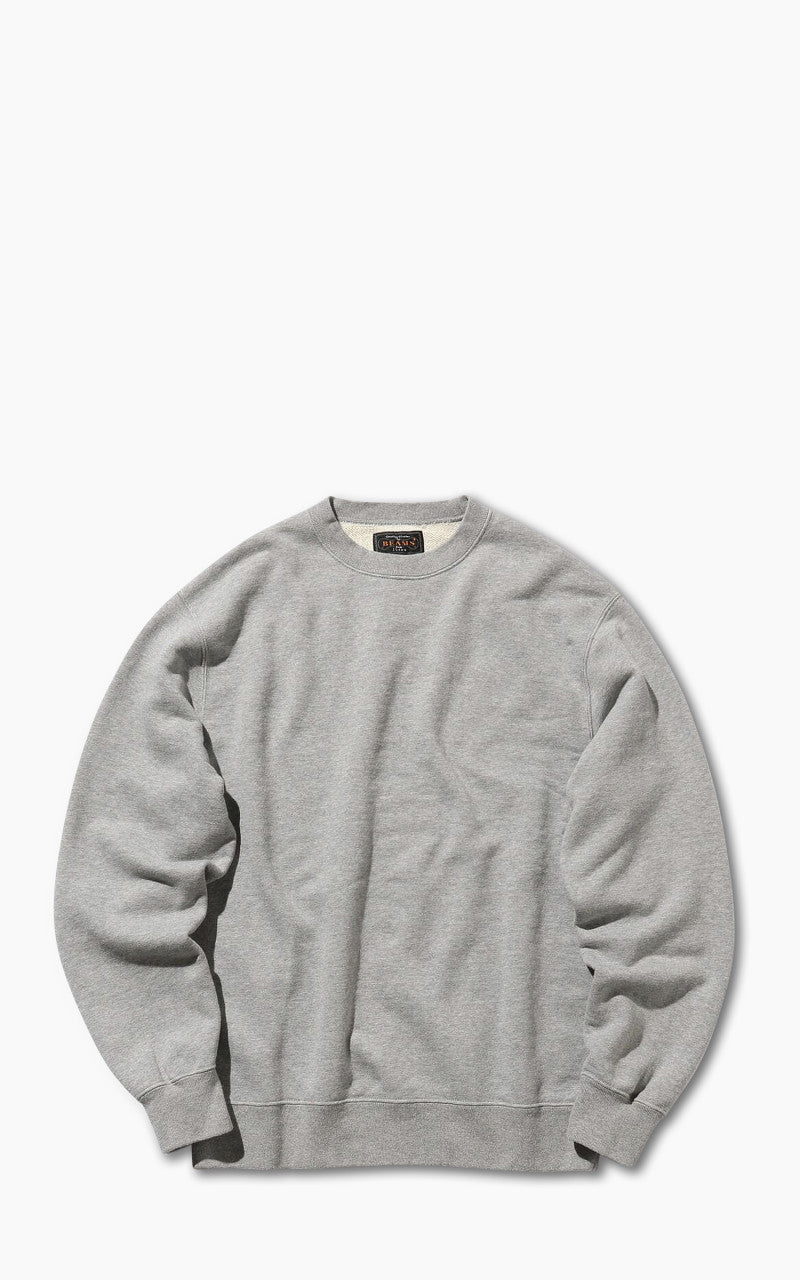 Beams Plus Crew Japan Sweat Heather Grey