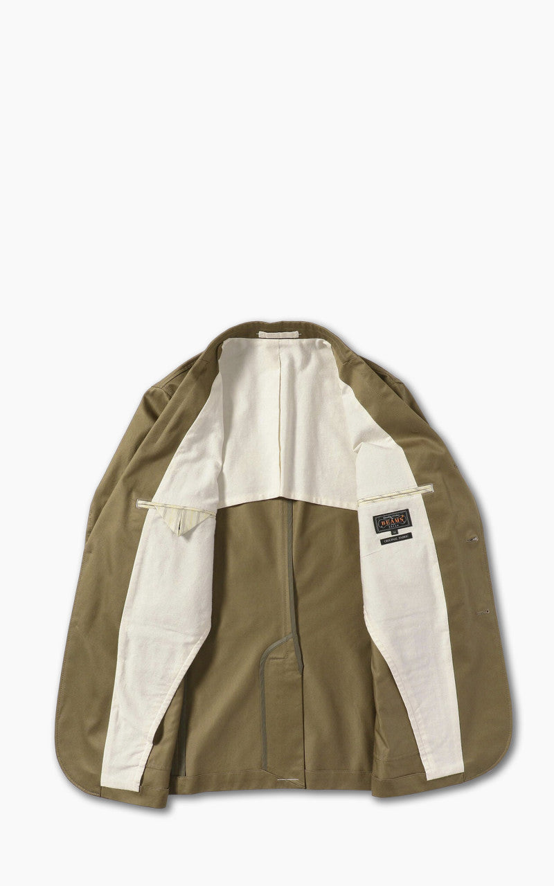 Beams Plus Cotton Twill 3-Button Jacket Olive
