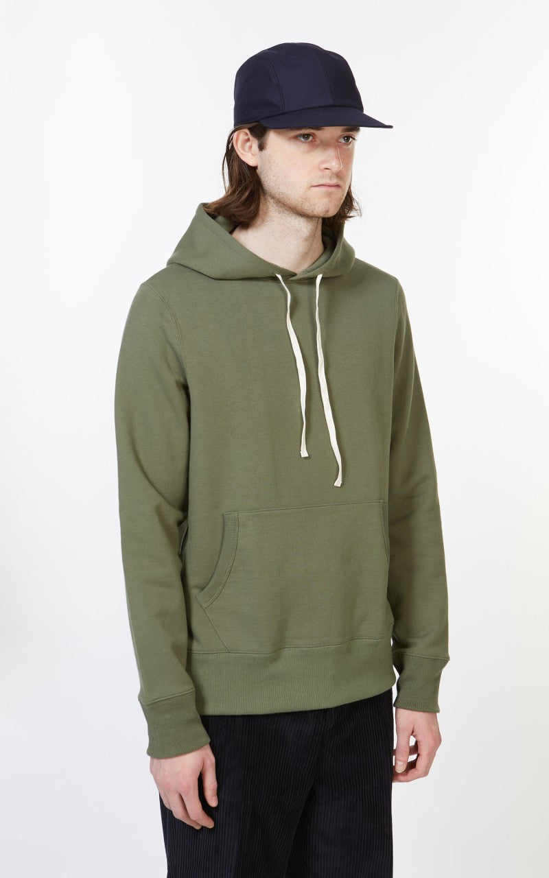 Merz b. Schwanen 382 Hooded Sweater Army