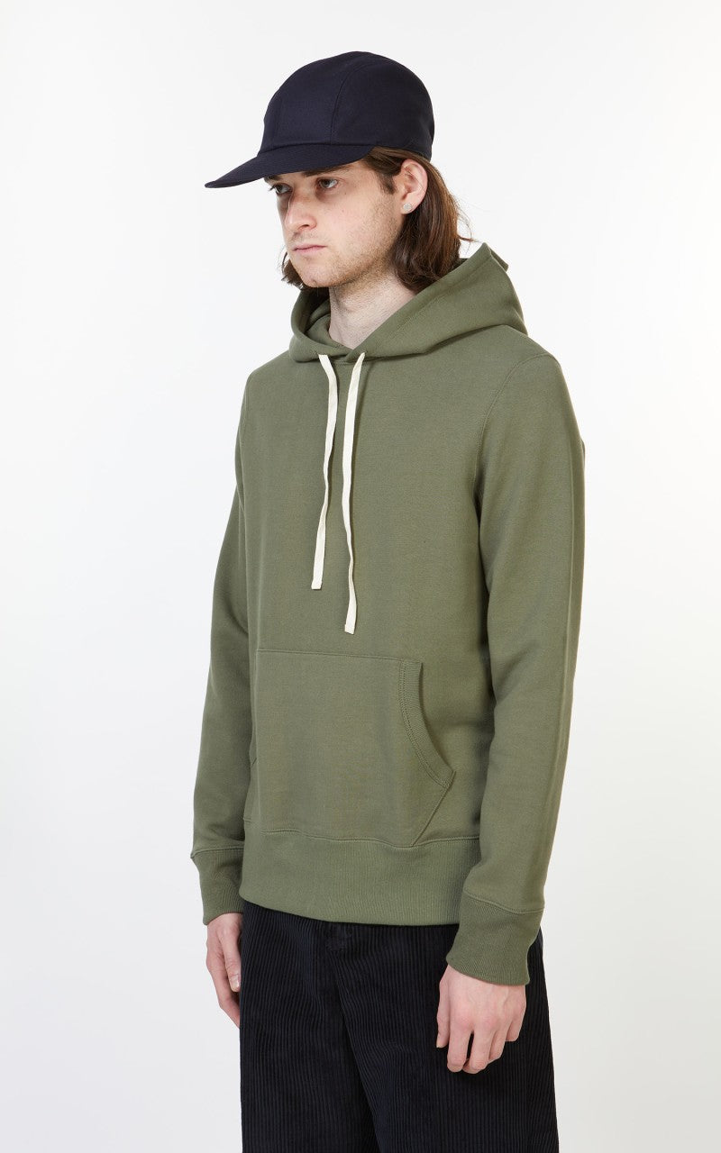 Merz b. Schwanen 382 Hooded Sweater Army