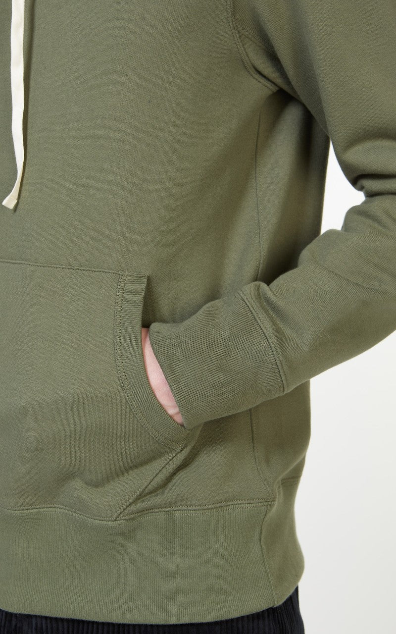 Merz b. Schwanen 382 Hooded Sweater Army