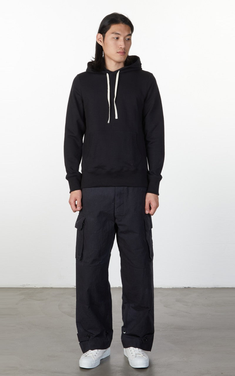 Merz b. Schwanen 382 Hooded Sweater Black