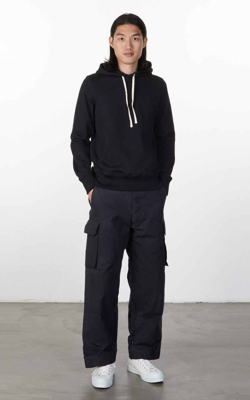 Merz b. Schwanen 382 Hooded Sweater Black