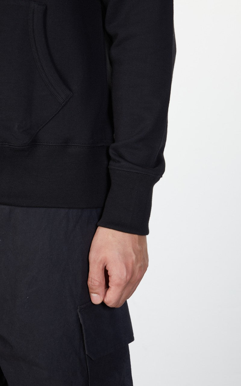 Merz b. Schwanen 382 Hooded Sweater Black