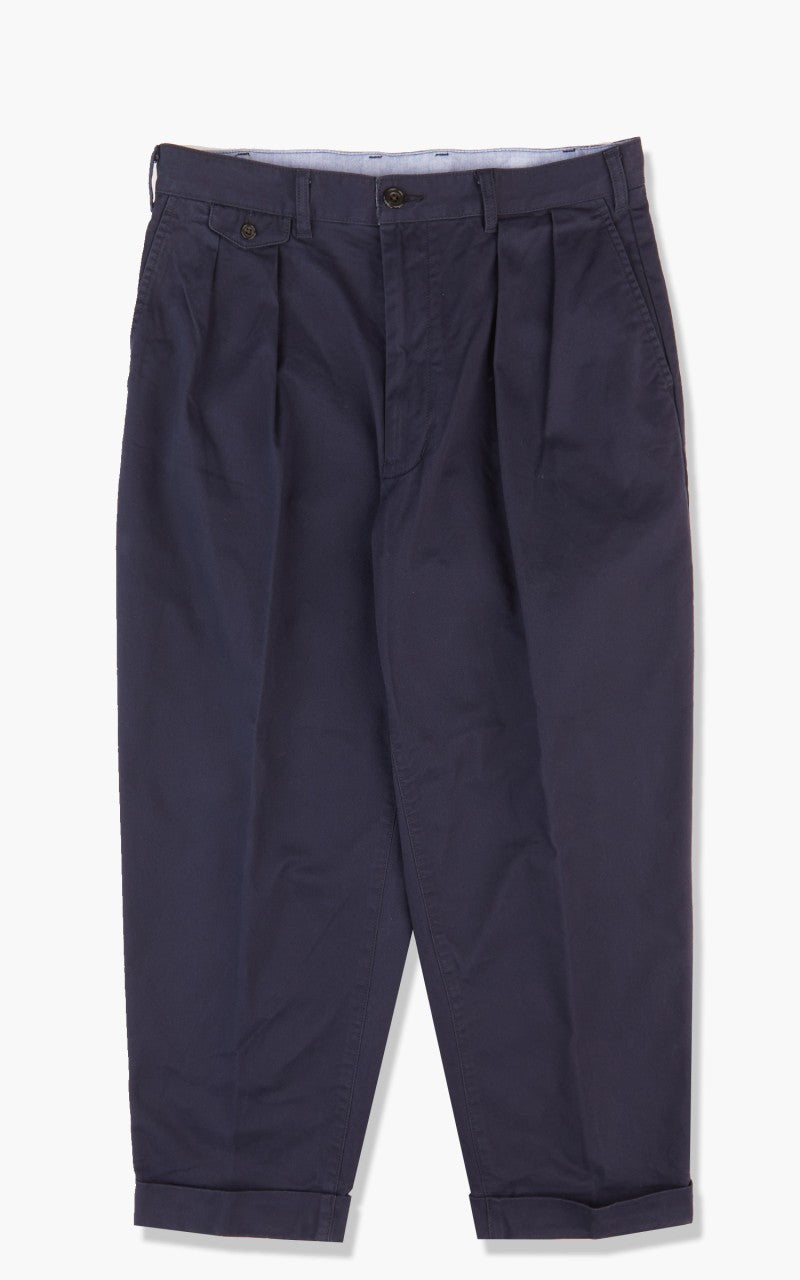Beams Plus 2 Pleats Twill Chino Dark Navy