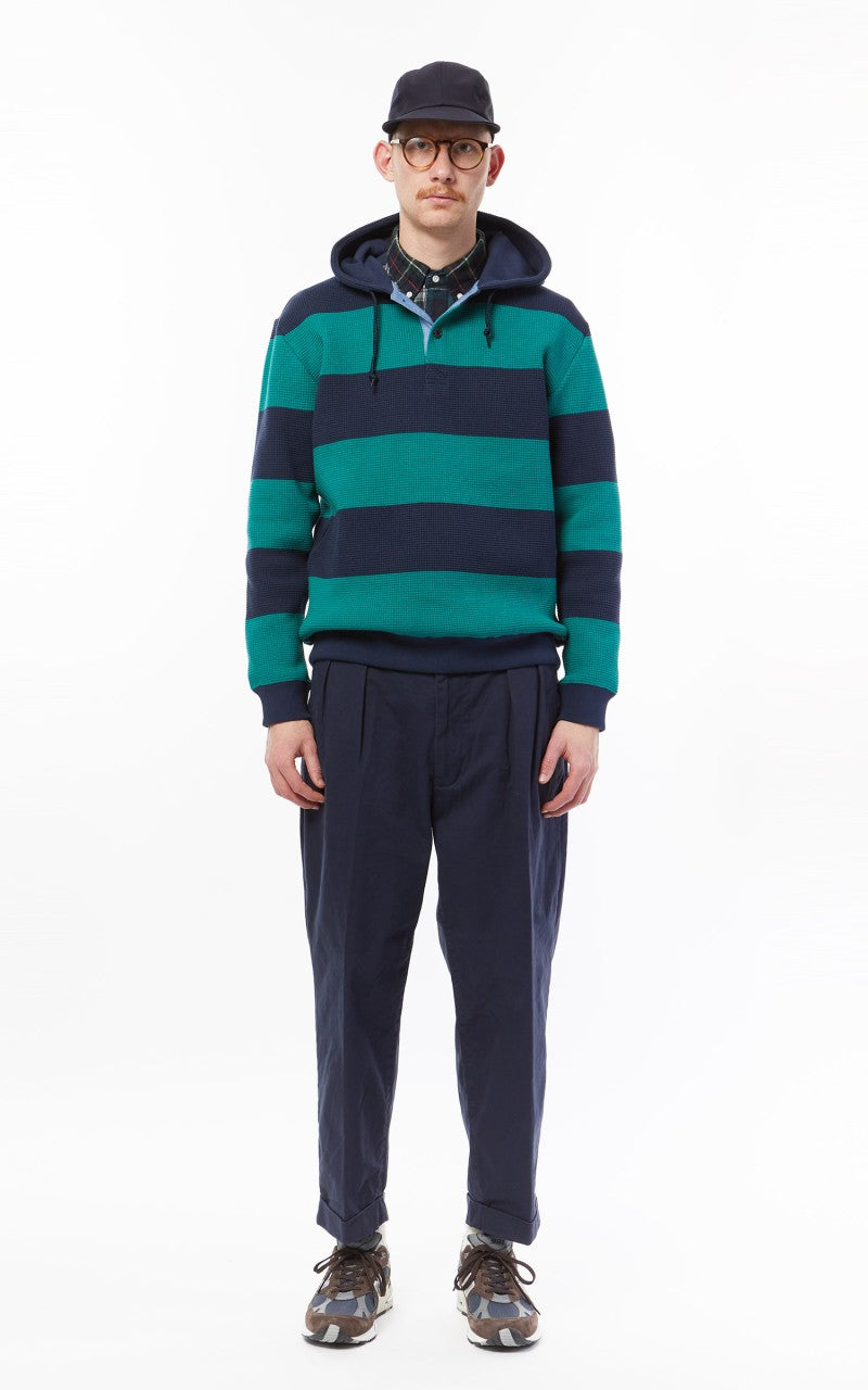 Beams Plus 2 Pleats Twill Chino Dark Navy