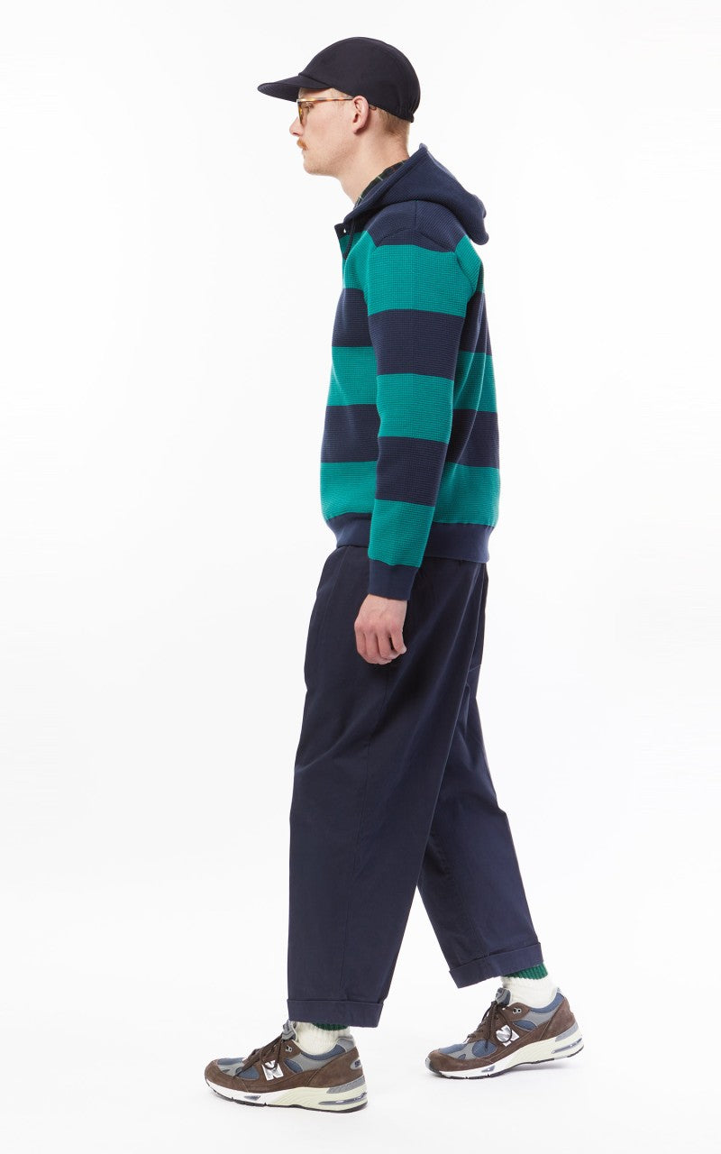 Beams Plus 2 Pleats Twill Chino Dark Navy