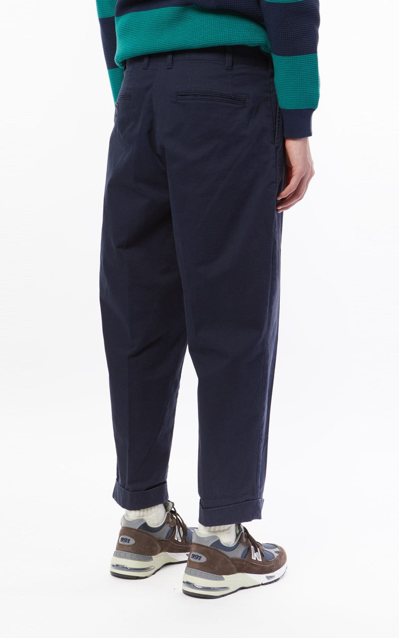 Beams Plus 2 Pleats Twill Chino Dark Navy
