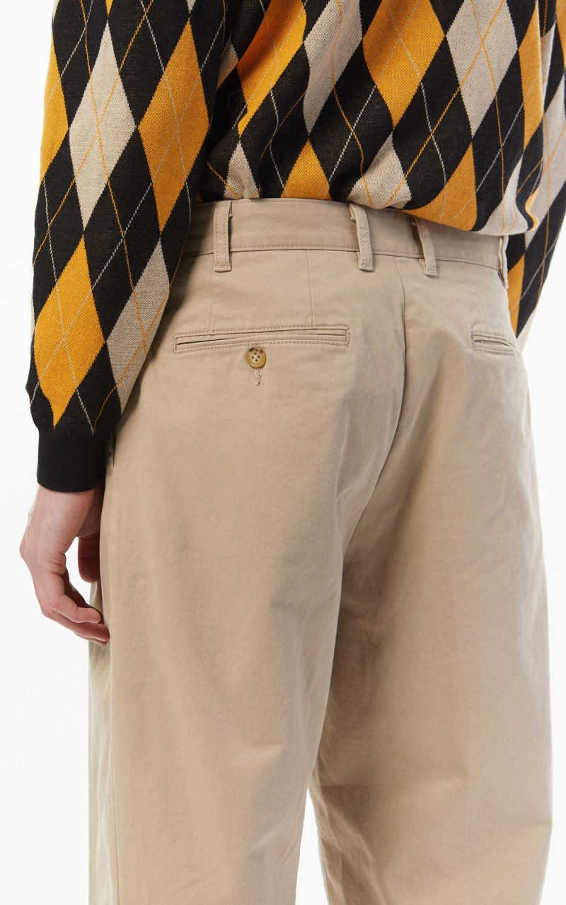 Beams Plus 2 Pleats Twill Chino Khaki