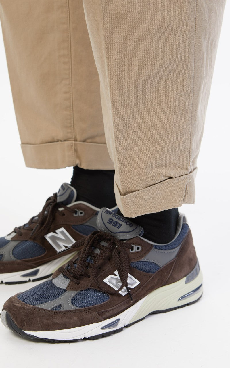 Beams Plus 2 Pleats Twill Chino Khaki