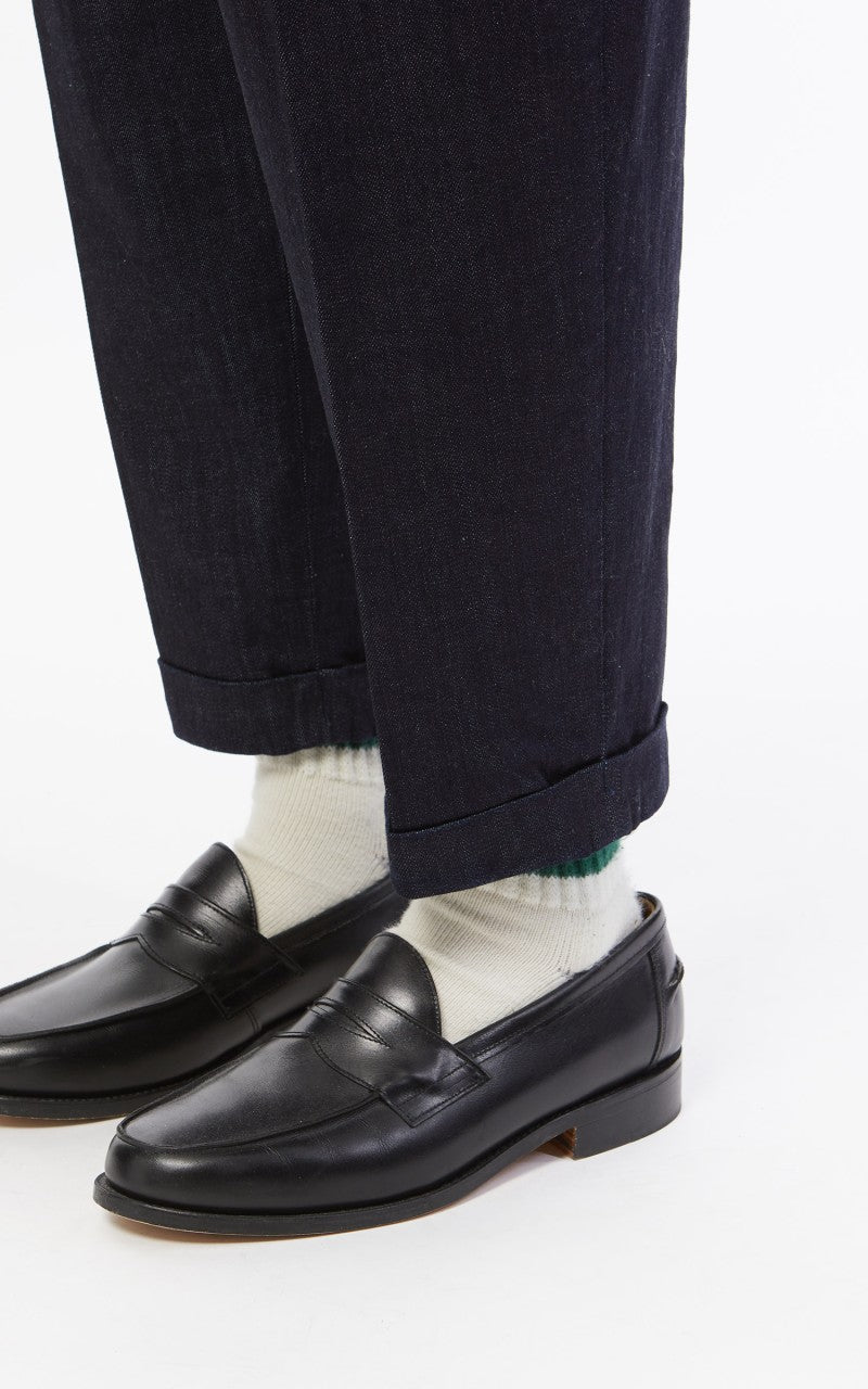 Beams Plus 2 Pleats Denim Indigo