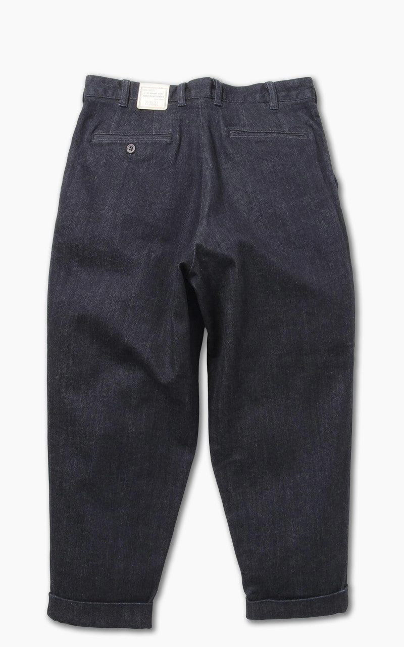 Beams Plus 2 Pleat Denim Trouser Indigo